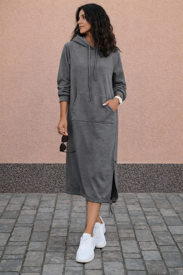 Damesjurk met lange capuchon - Lina