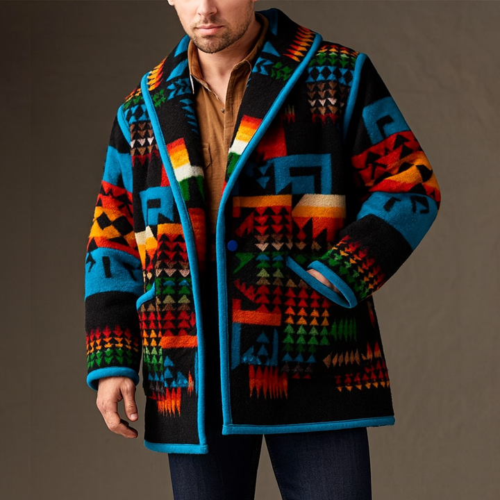Kort vest met print - Darius