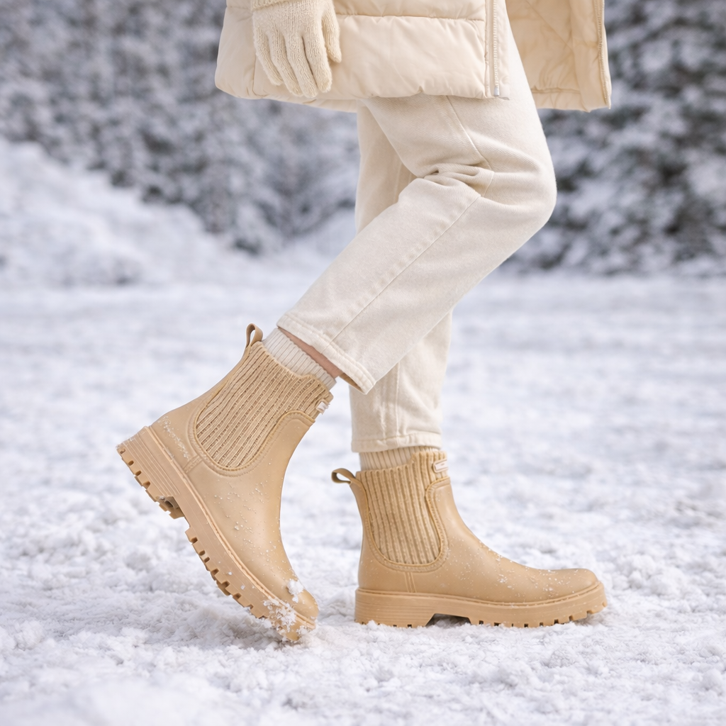 Waterdichte, slipvaste regenlaarzen voor dames - Lirena