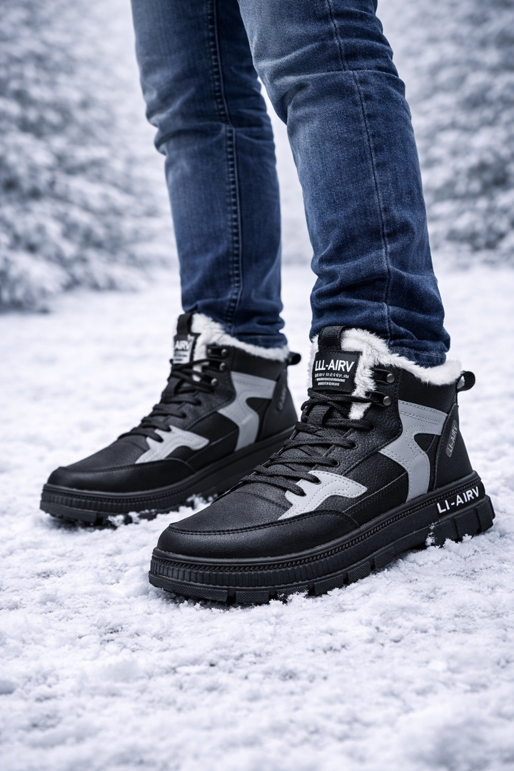 Winter thermische enkellaarsjes voor heren - Brakov