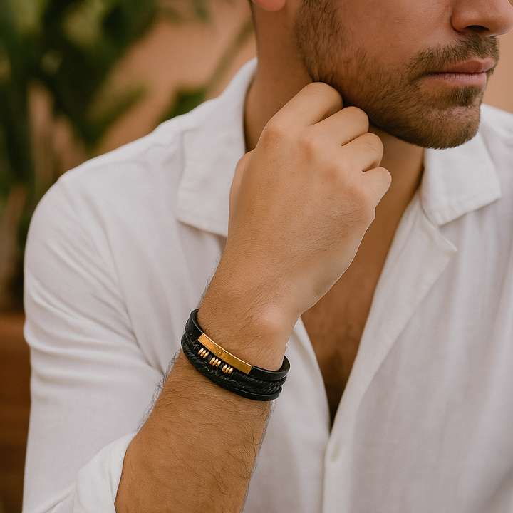 Majestic Vintage - Luxe lederen armband
