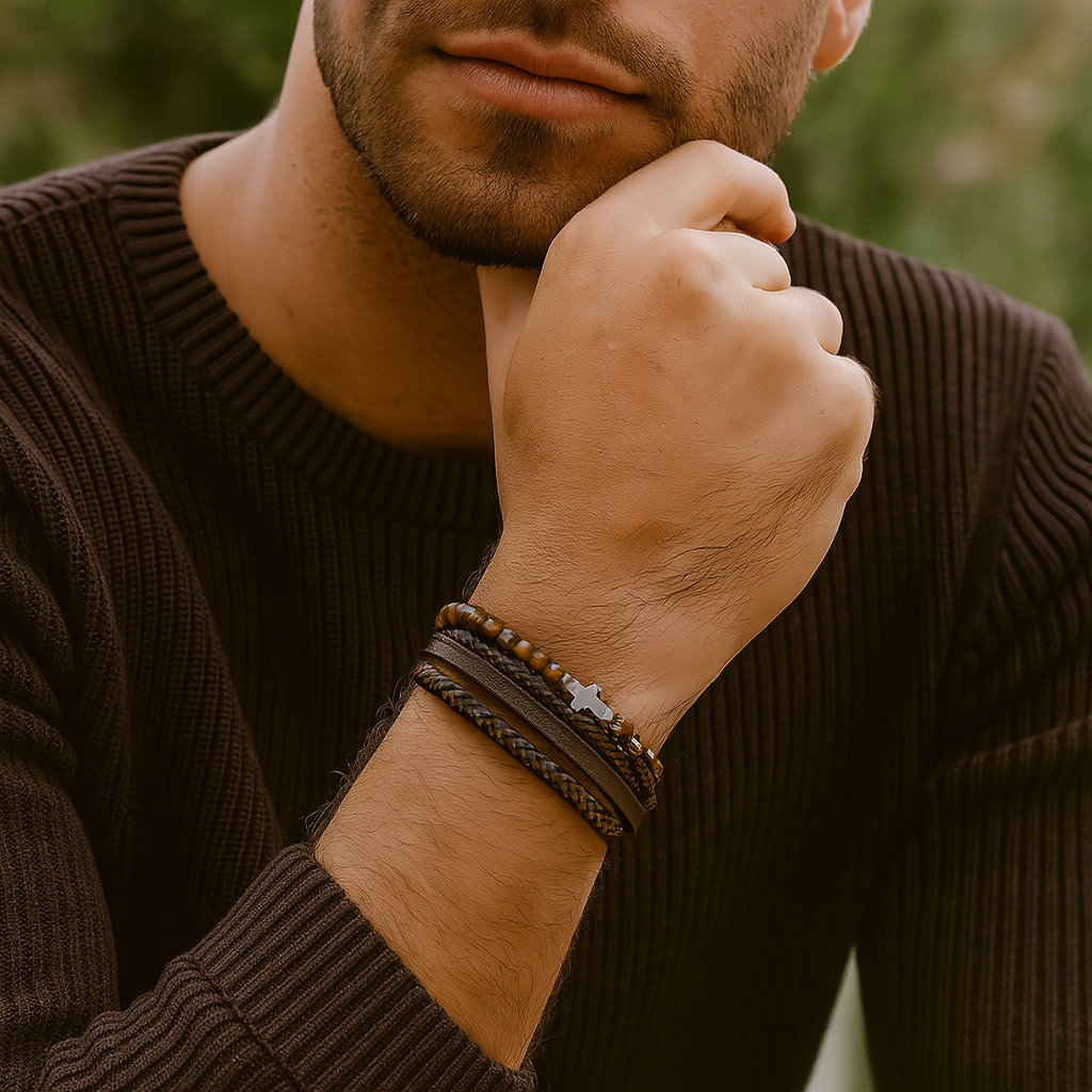 Heritage Vintage - Luxe lederen armband