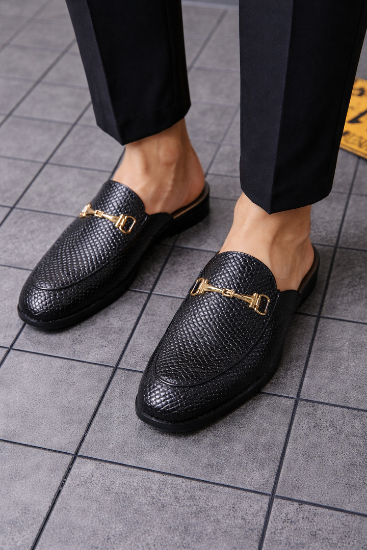 Herenschoenen met metalen beslag - Kervan