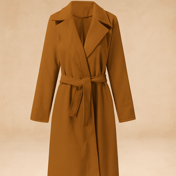 Lange wollen damesjas - Isoria