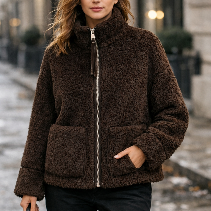 Fleecejack voor dames met voorsluiting - Signe