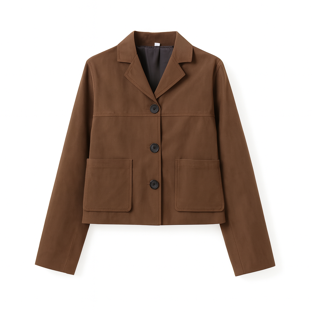 Kort suède damesjack - Maeris