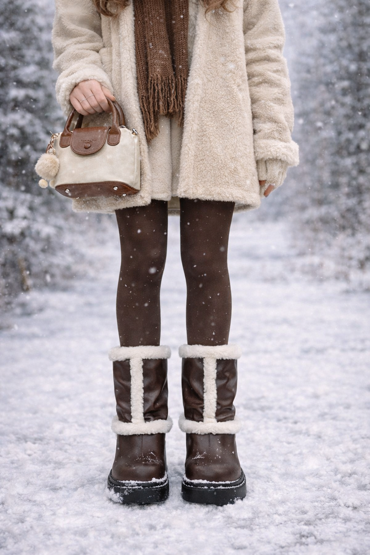 Winterlaarzen voor dames met zachte voering - Elsbethr