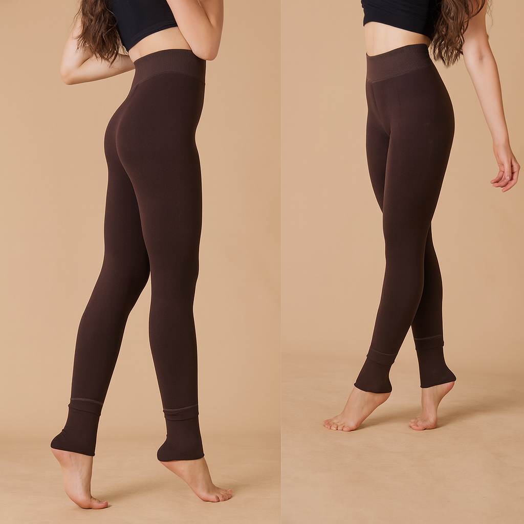 Thermische legging met fleecevoering - Aube