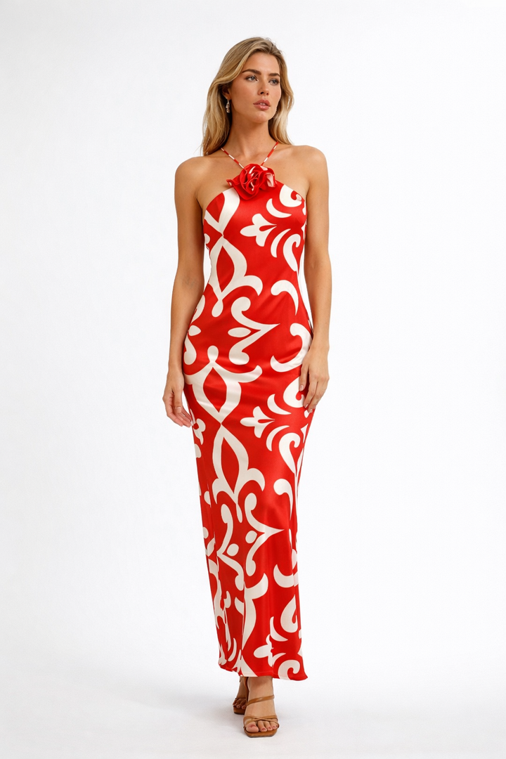 Jurk met bloemenprint - Kaja