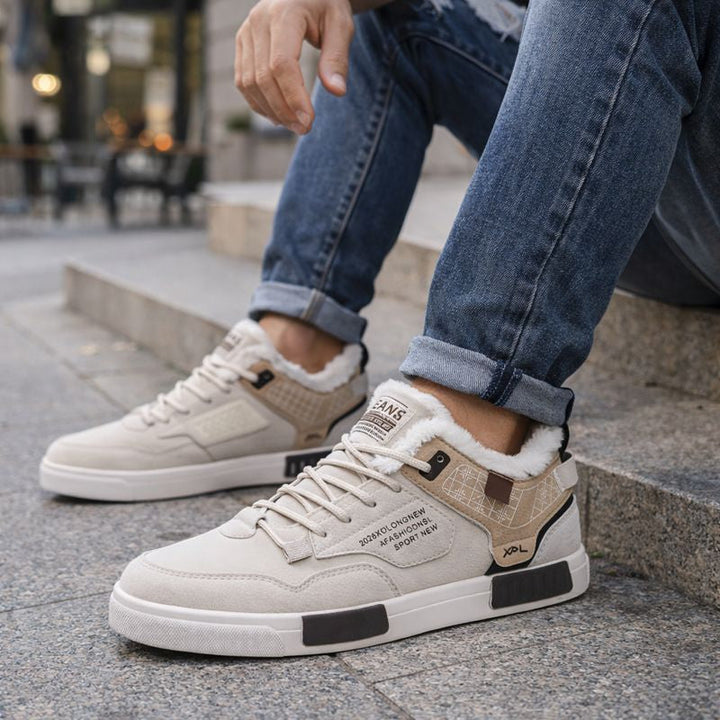 Geweven herensportschoenen met fleecevoering - Eirikr