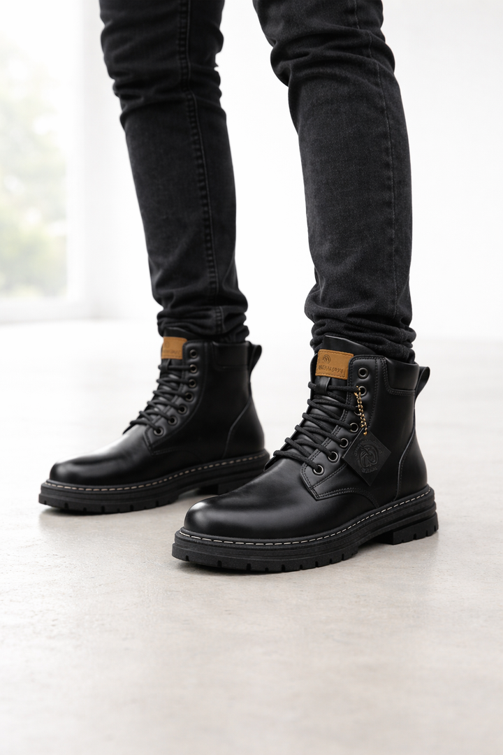 Robuuste herenlaarzen in urban stijl - Kvarnig