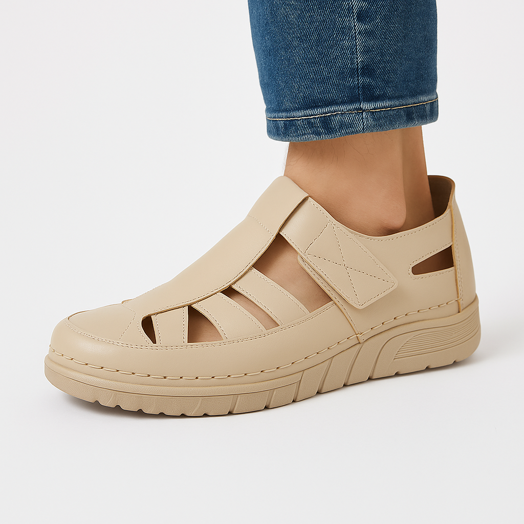Orthopedische leren sandalen voor dames - Lander