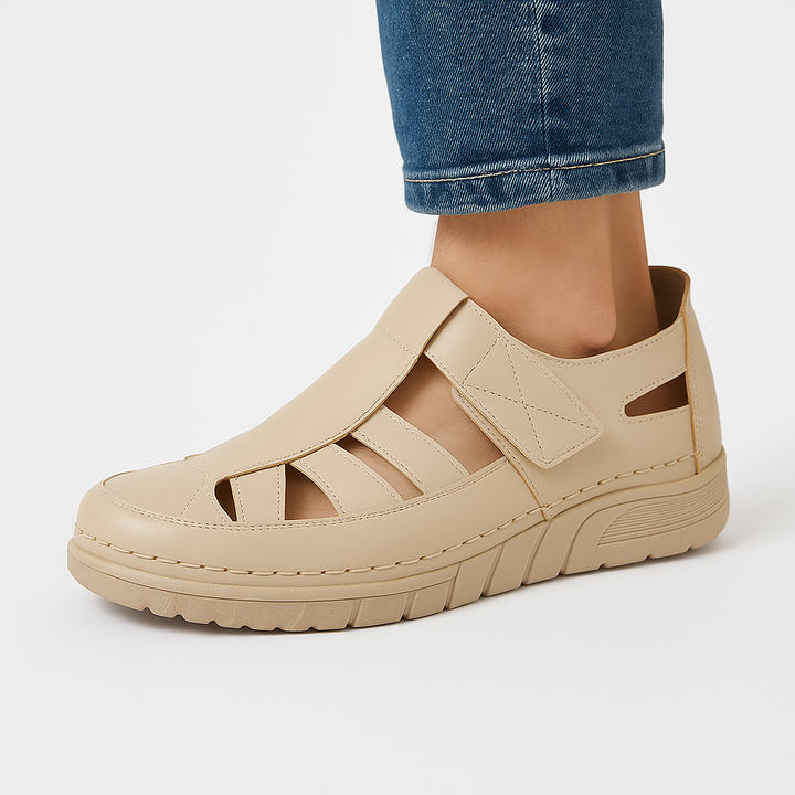 Orthopedische leren sandalen voor dames - Lander
