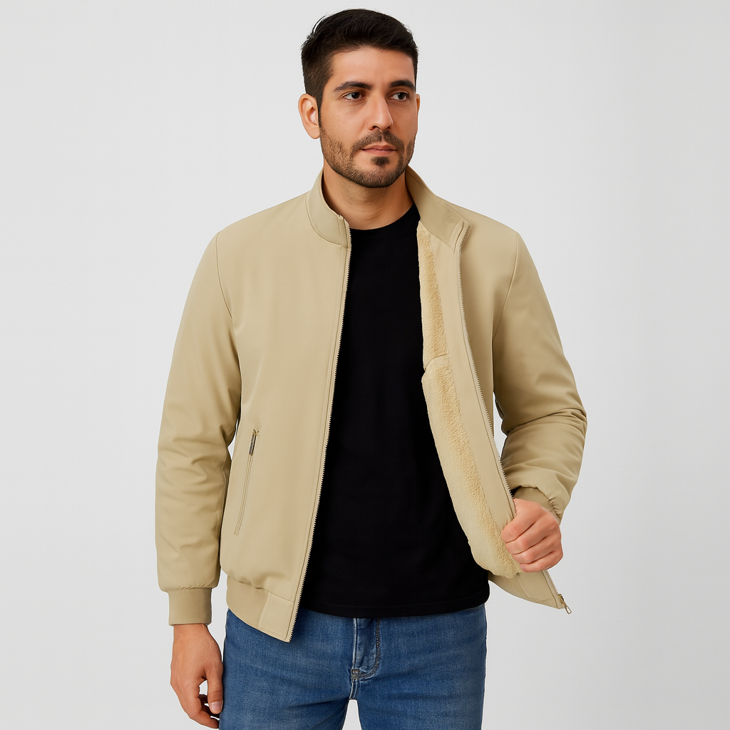 Heren fleece binnenjack met rits - Boaz