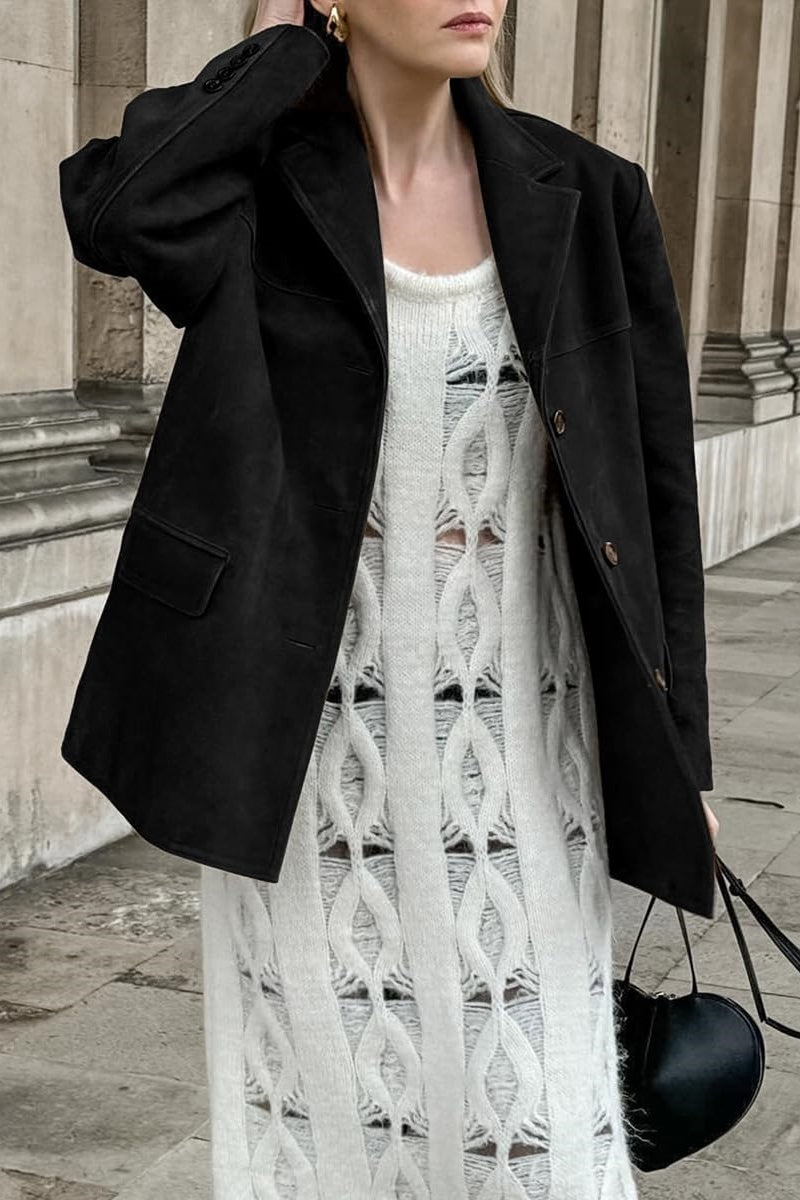Blazer in veganistisch leer voor dames - Colette