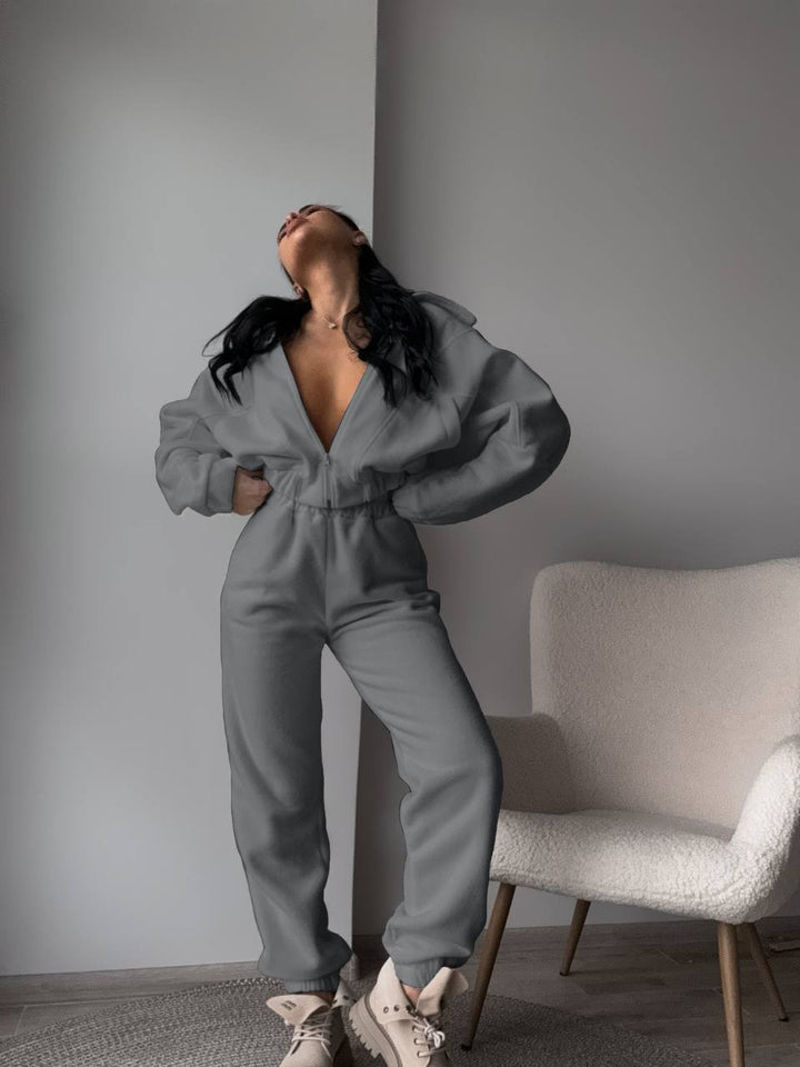 Casual dames sportoutfit met capuchon - Arlette