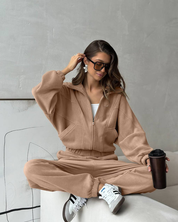 Casual dames sportoutfit met capuchon - Arlette