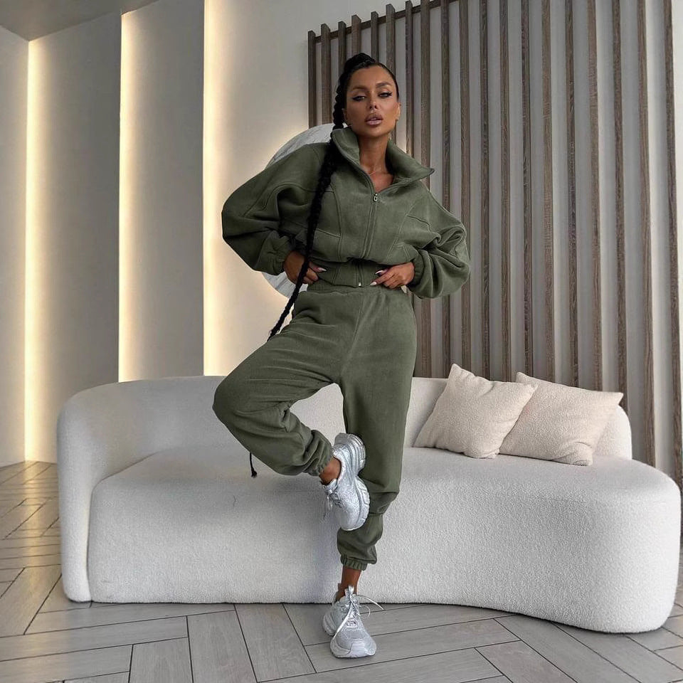 Casual dames sportoutfit met capuchon - Arlette