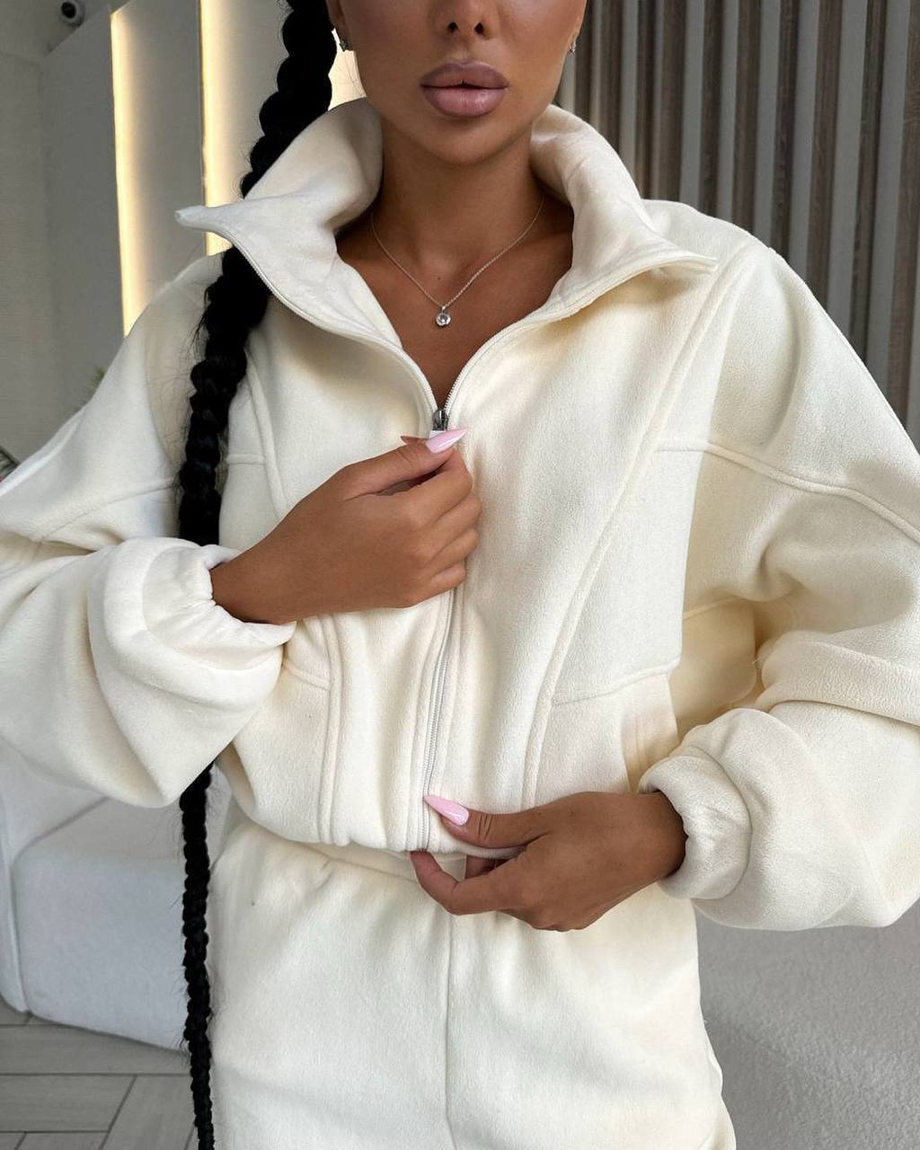 Casual dames sportoutfit met capuchon - Arlette