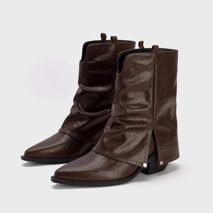Denim cowboylaarzen voor dames - Sarah