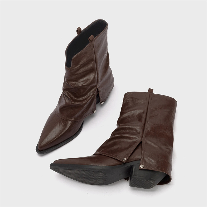 Denim cowboylaarzen voor dames - Sarah