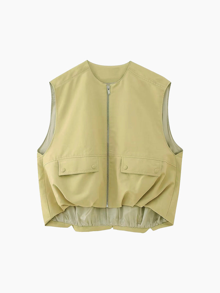 Herfst mouwloos vest - Ada