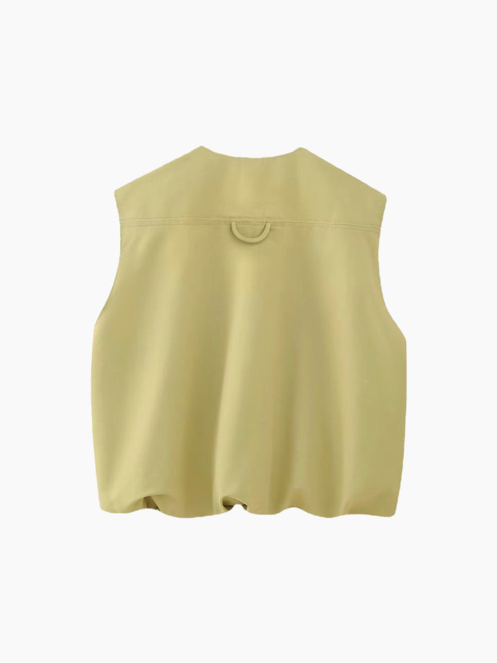 Herfst mouwloos vest - Ada