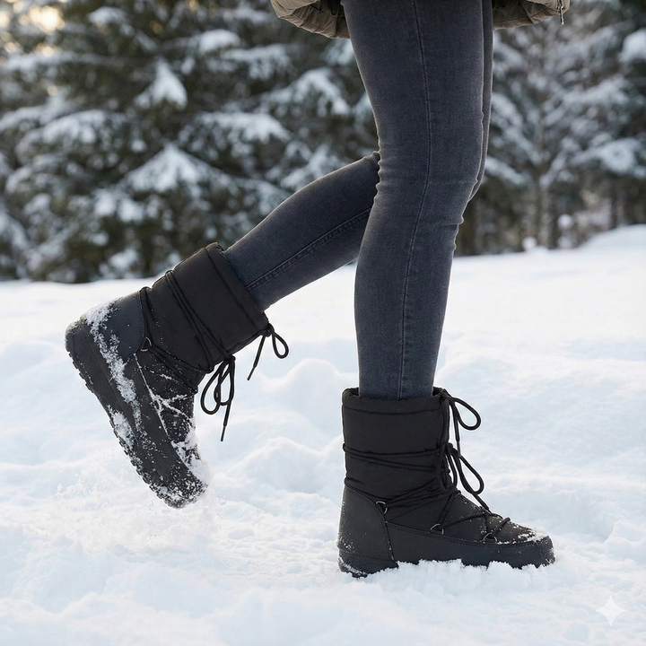 Waterdichte gedempte sneeuwlaarzen voor dames - Kolesa