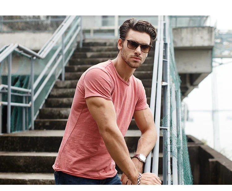 Casual T-shirt voor heren - Comfortabel & casual