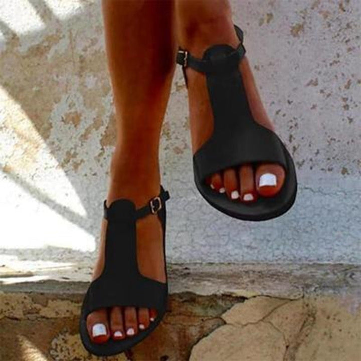 Klassieke platte sandalen voor dames