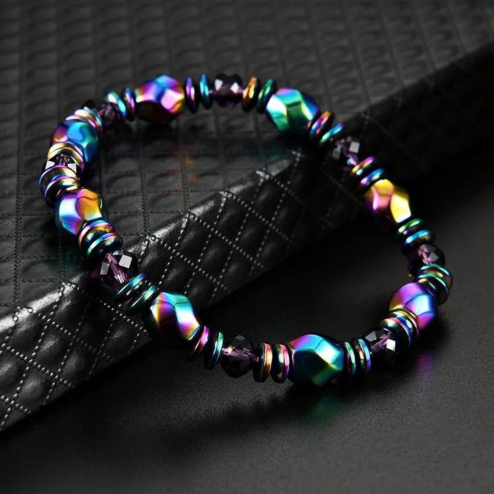 Armband energetiserende metalen kralen magnetisch ontwerp - Eonix