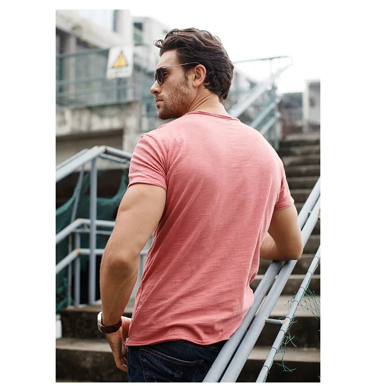 Casual T-shirt voor heren - Comfortabel & casual