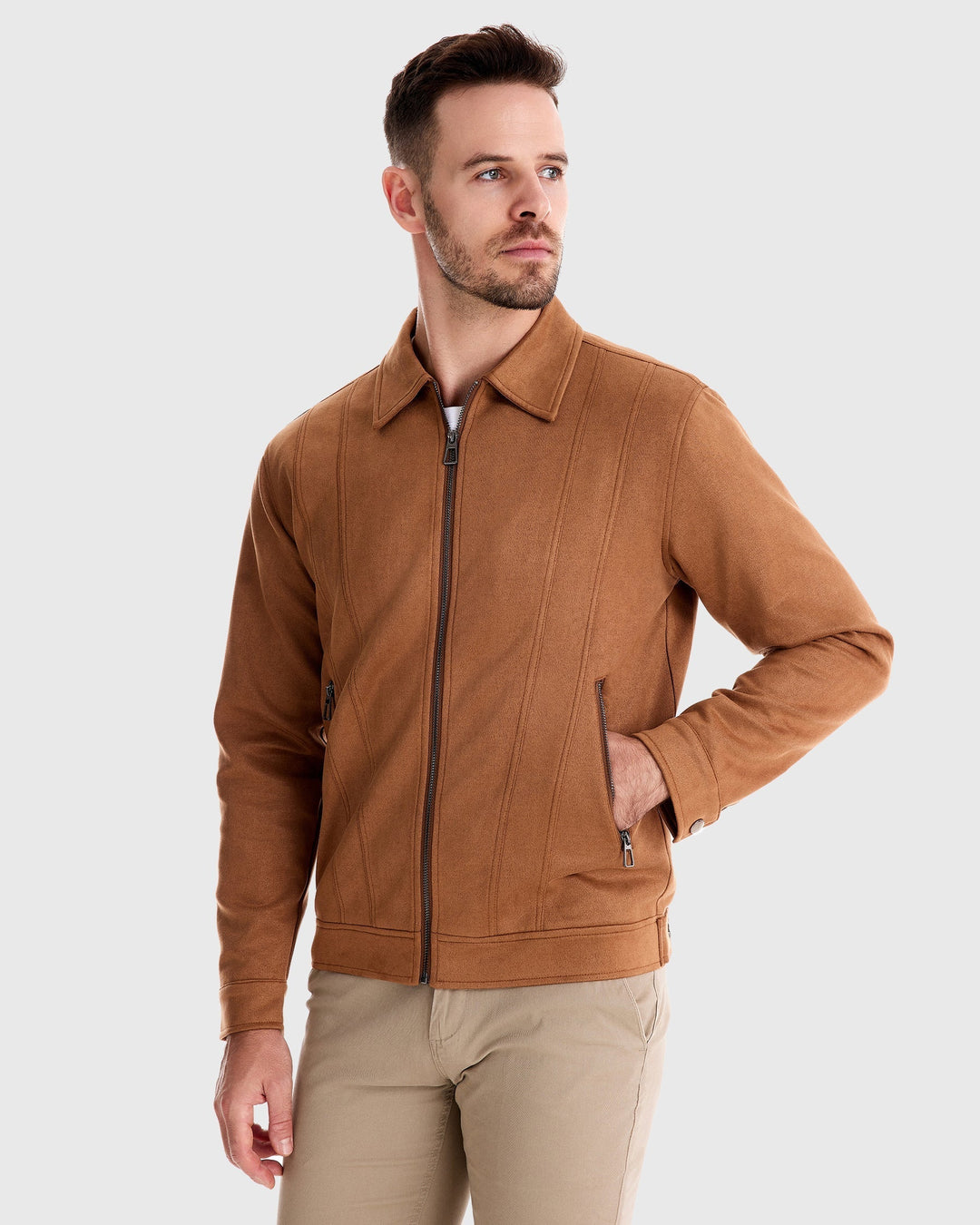 Licht casual jasje - Marius