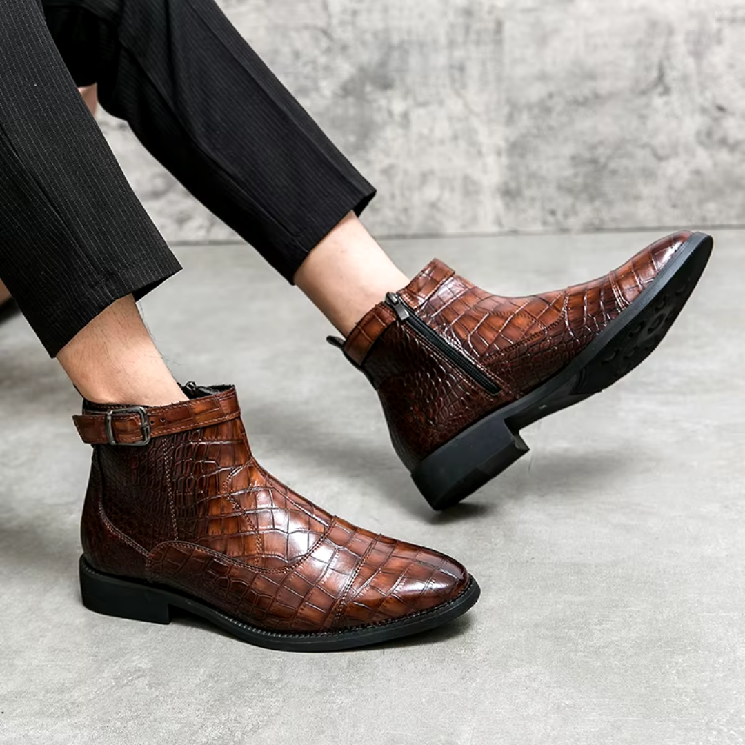 Elegante leren Chelsea boots voor heren