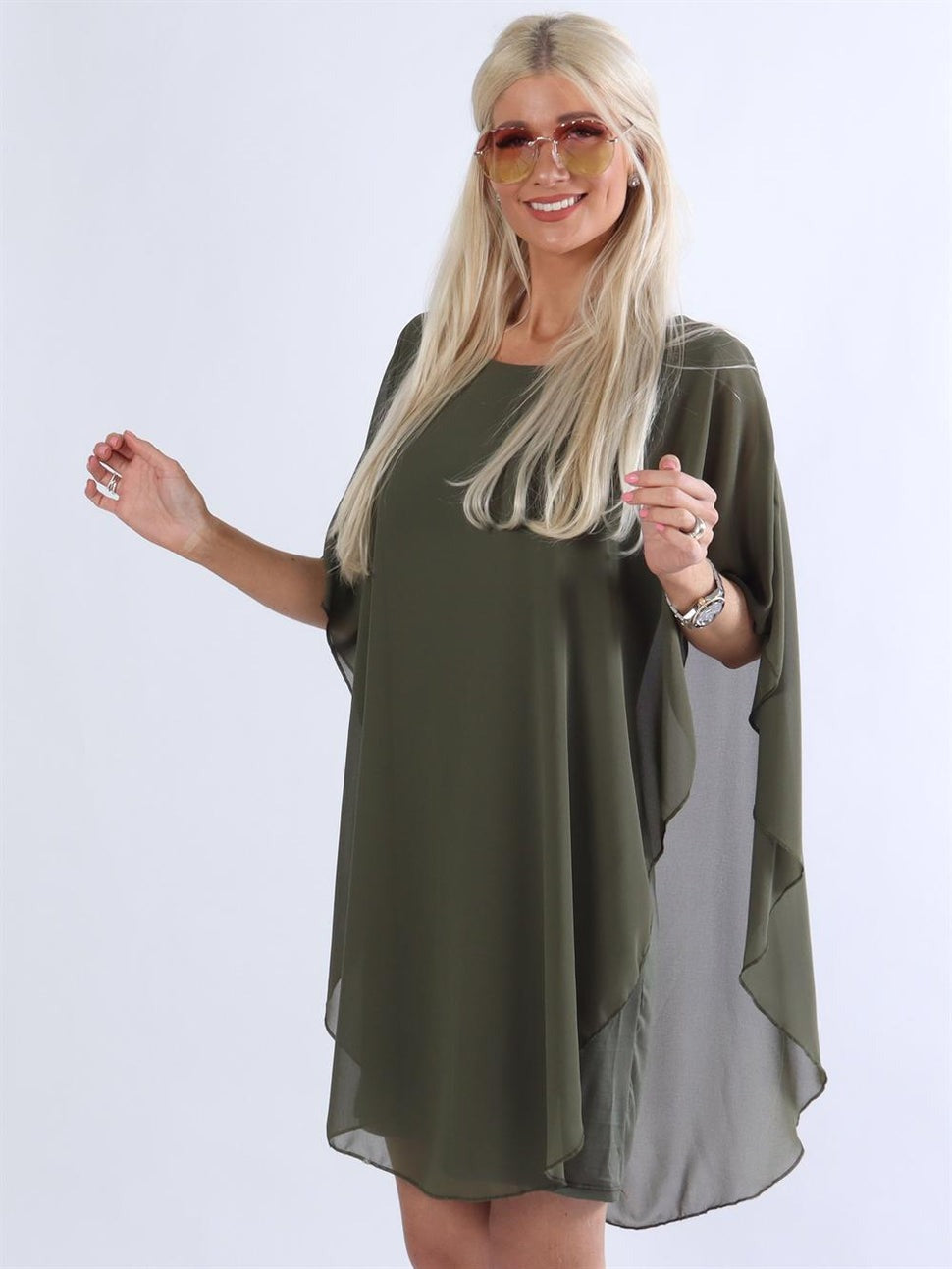 Marena - Tuniekjurk met chiffon lagen