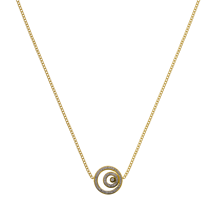 Ketting met oneindige cirkel 14K verguld