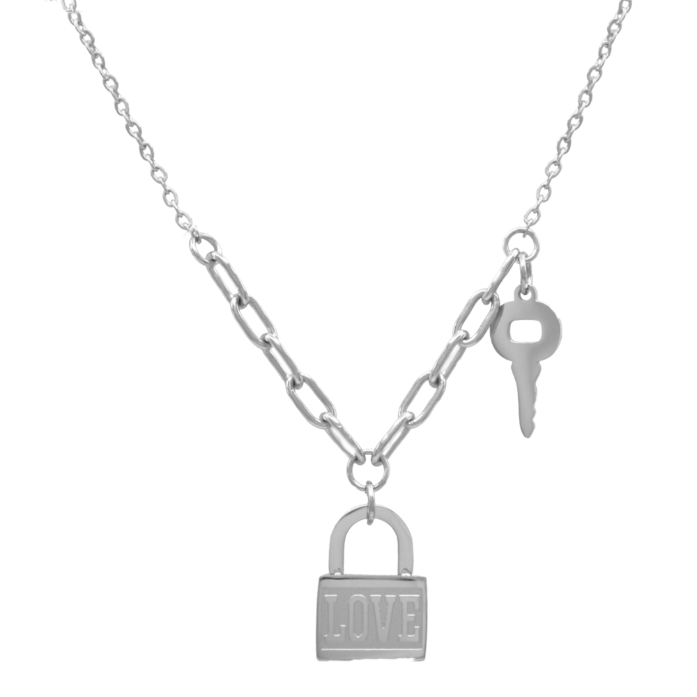 Love Lock ketting 14K verguld