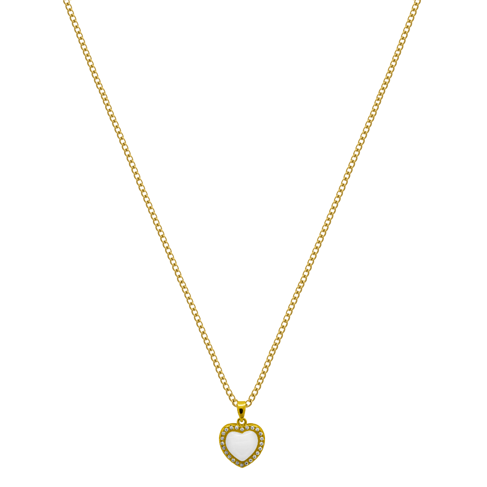 Precious Heart halsketting 14K verguld