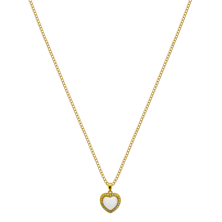 Precious Heart halsketting 14K verguld