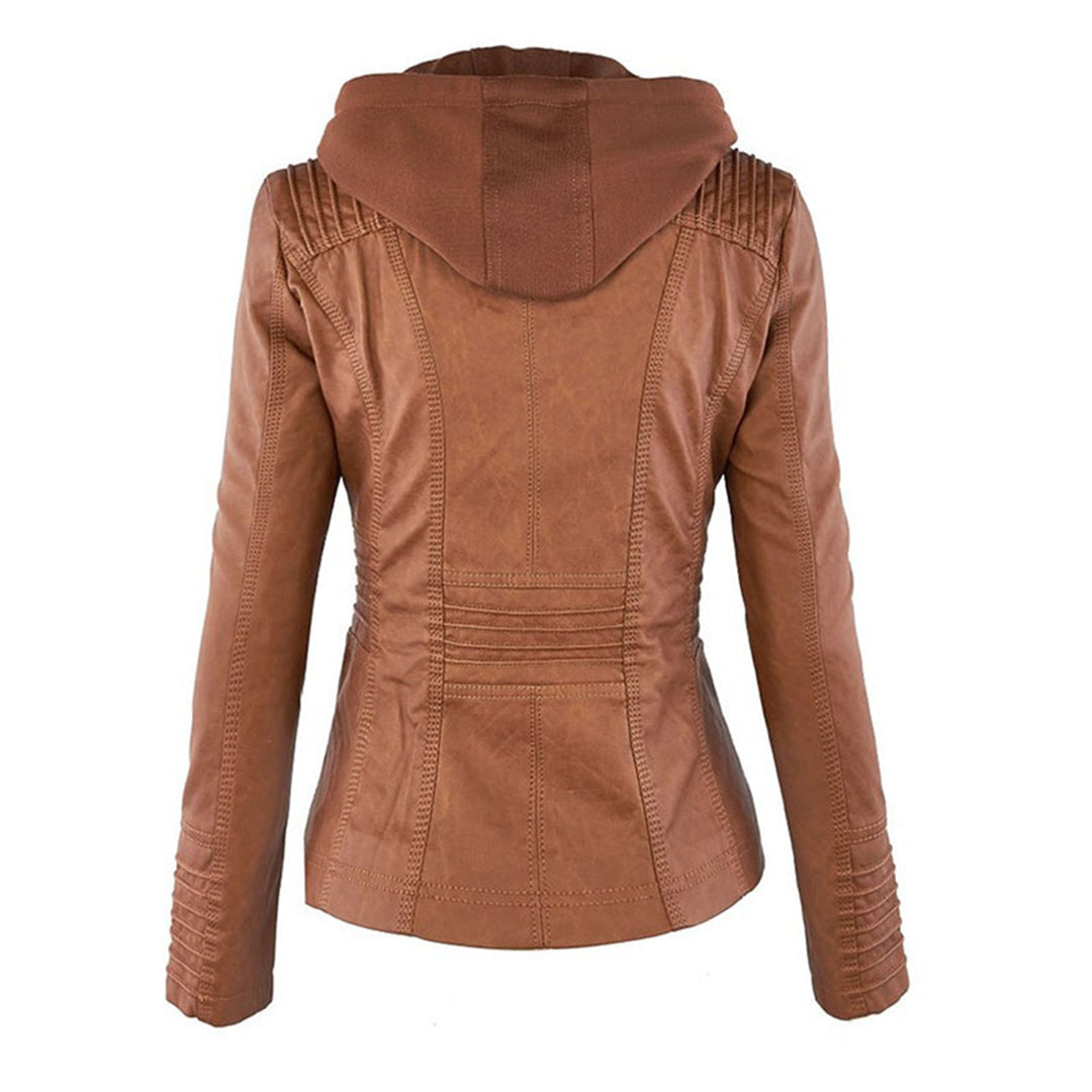 Eleganza Thermal Chic leren jas