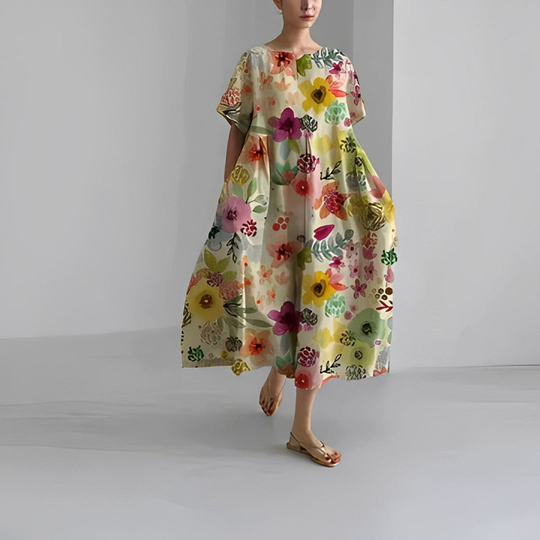 Katarina - Boho bloemenjurk voor een stijlvolle verschijning