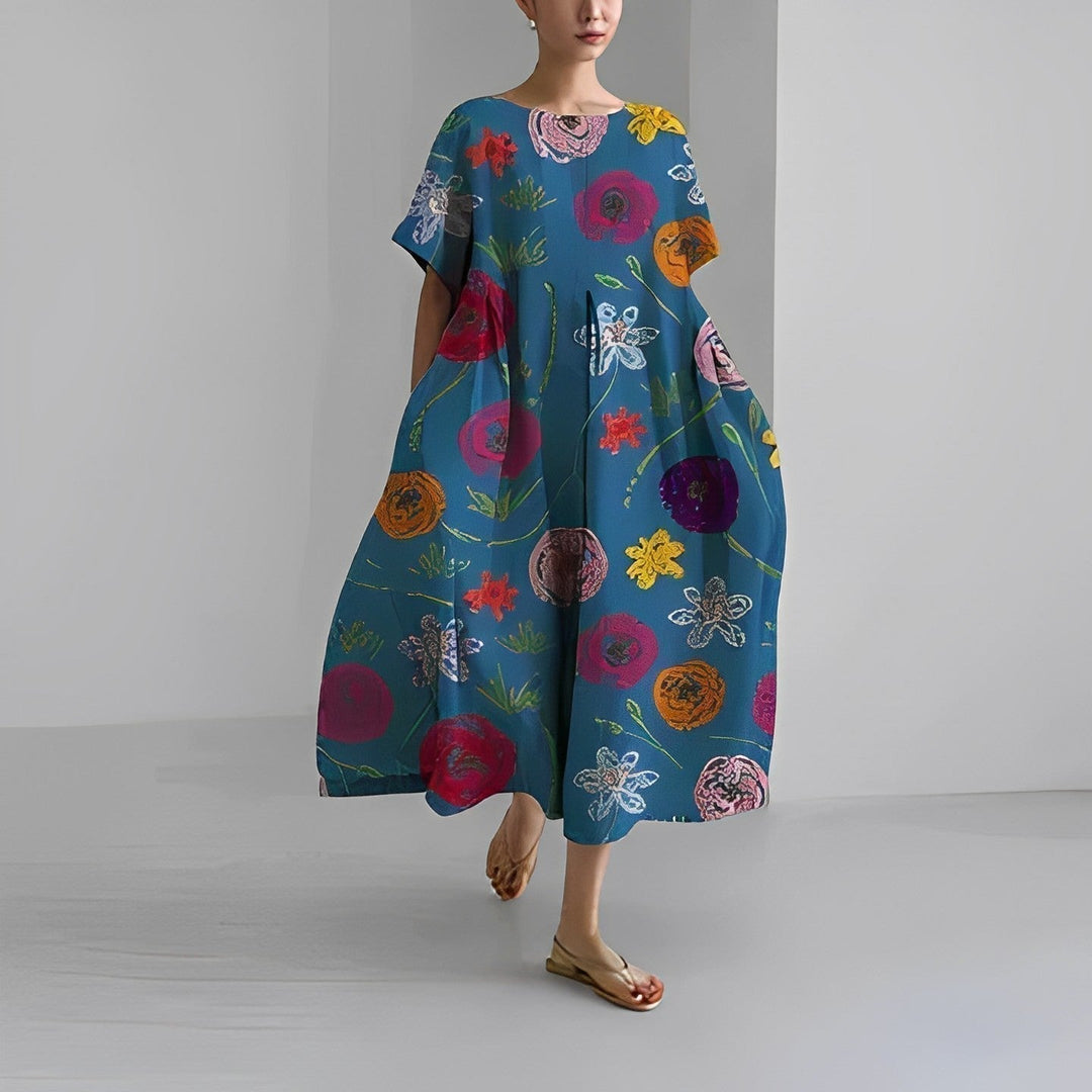 Katarina - Boho bloemenjurk voor een stijlvolle verschijning