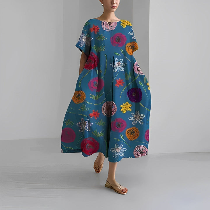 Katarina - Boho bloemenjurk voor een stijlvolle verschijning
