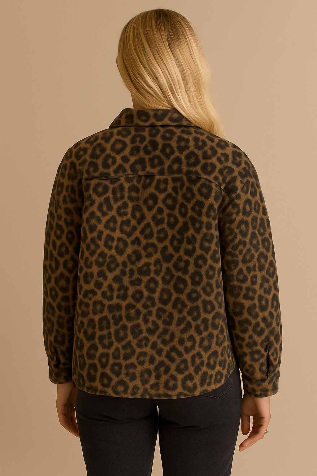 Damesjas met luipaardprint - Leandra