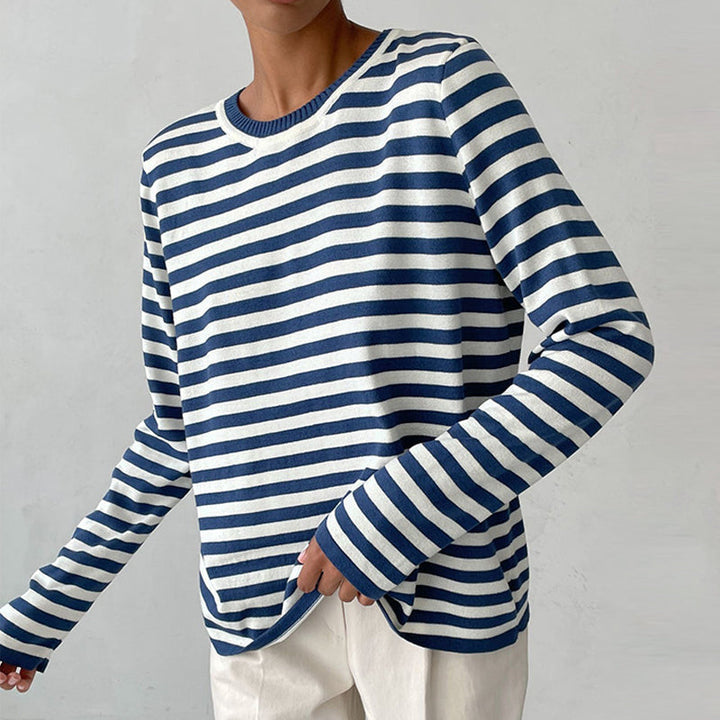 EleganceStripe Shirt Lange Mouw