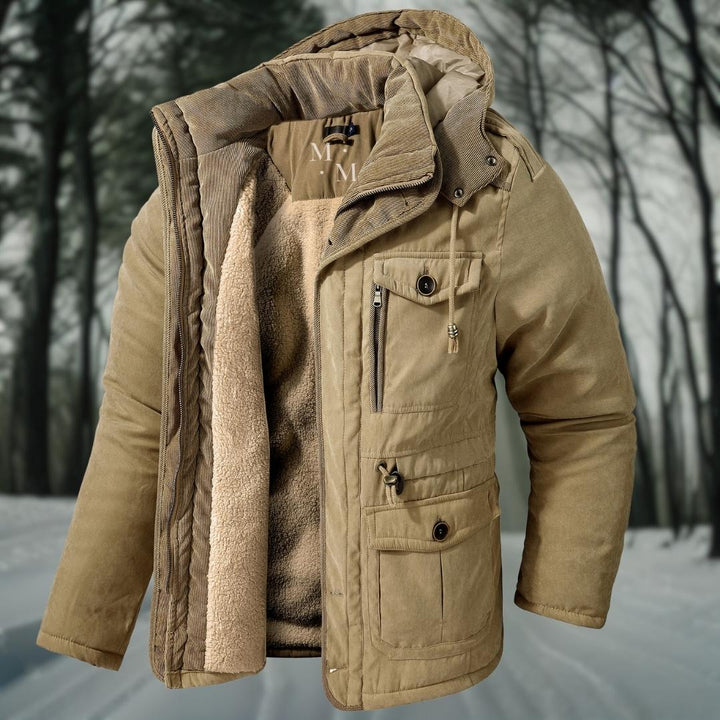 UrbanSherpa - Katoenen jas met stijl en warmte