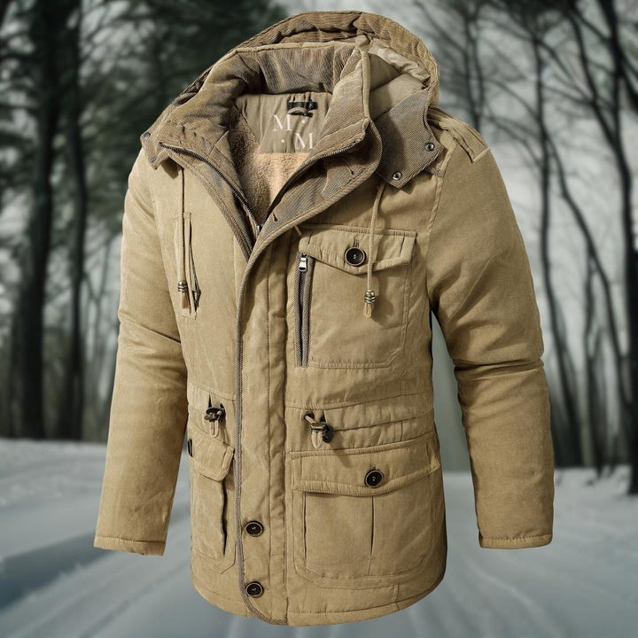 UrbanSherpa - Katoenen jas met stijl en warmte