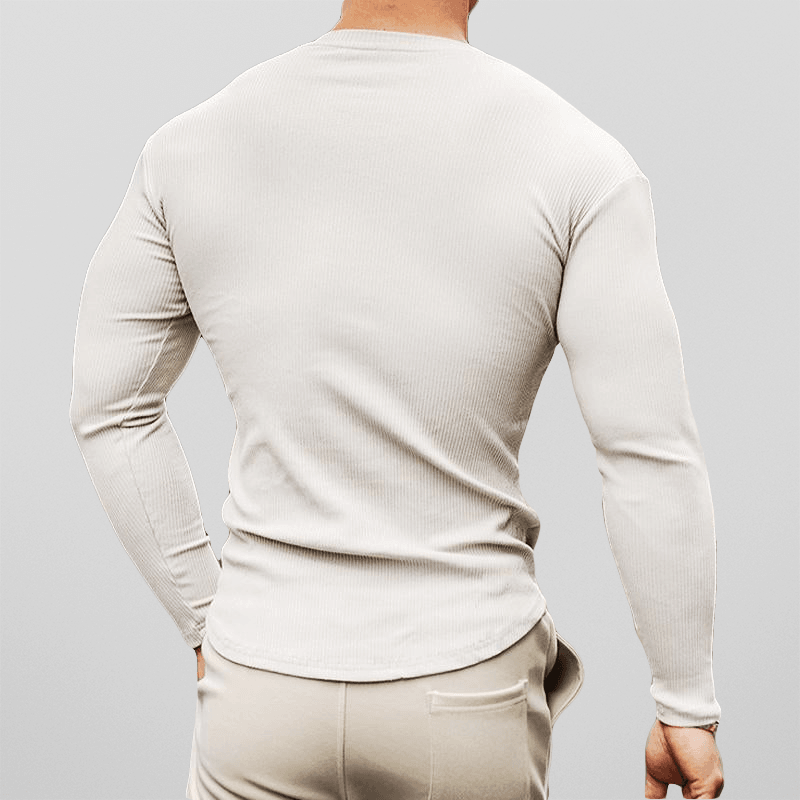 Niran - Katoenen herensportshirt met stretch