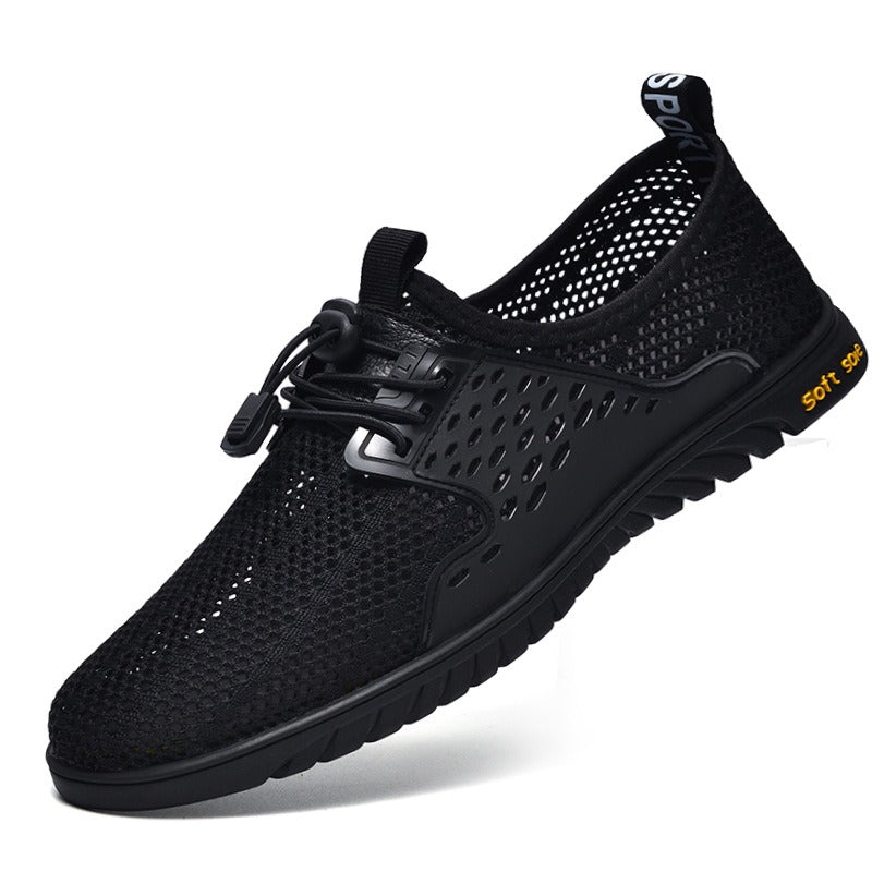 Ademende herentrainers van mesh lichtgewicht stijl - Damien