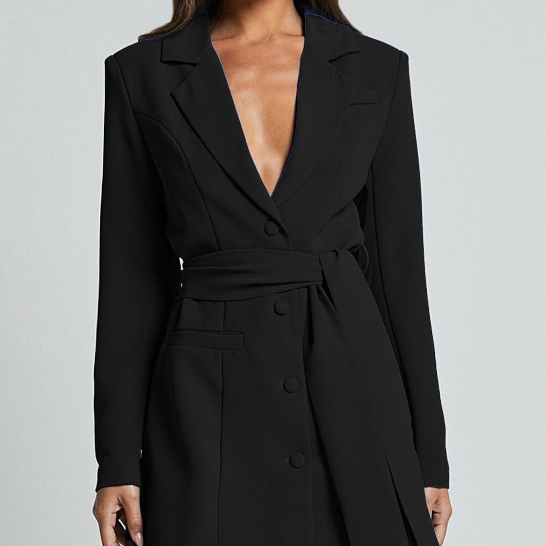 Damesjurk met getailleerde blazer - Eliana